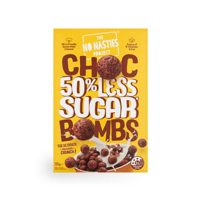 The No Nasties Project 50% Less Sugar Choc Bombs