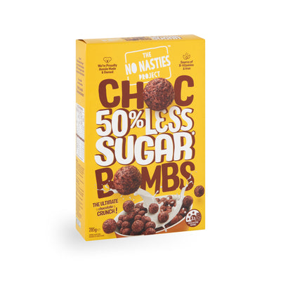 The No Nasties Project 50% Less Sugar Choc Bombs