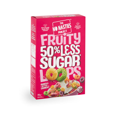 The No Nasties Project 50% Less Sugar Fruity Loops